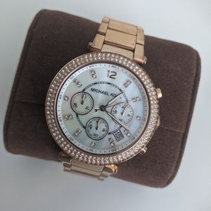 LAST CHANCE Michael Kors rose gold watch